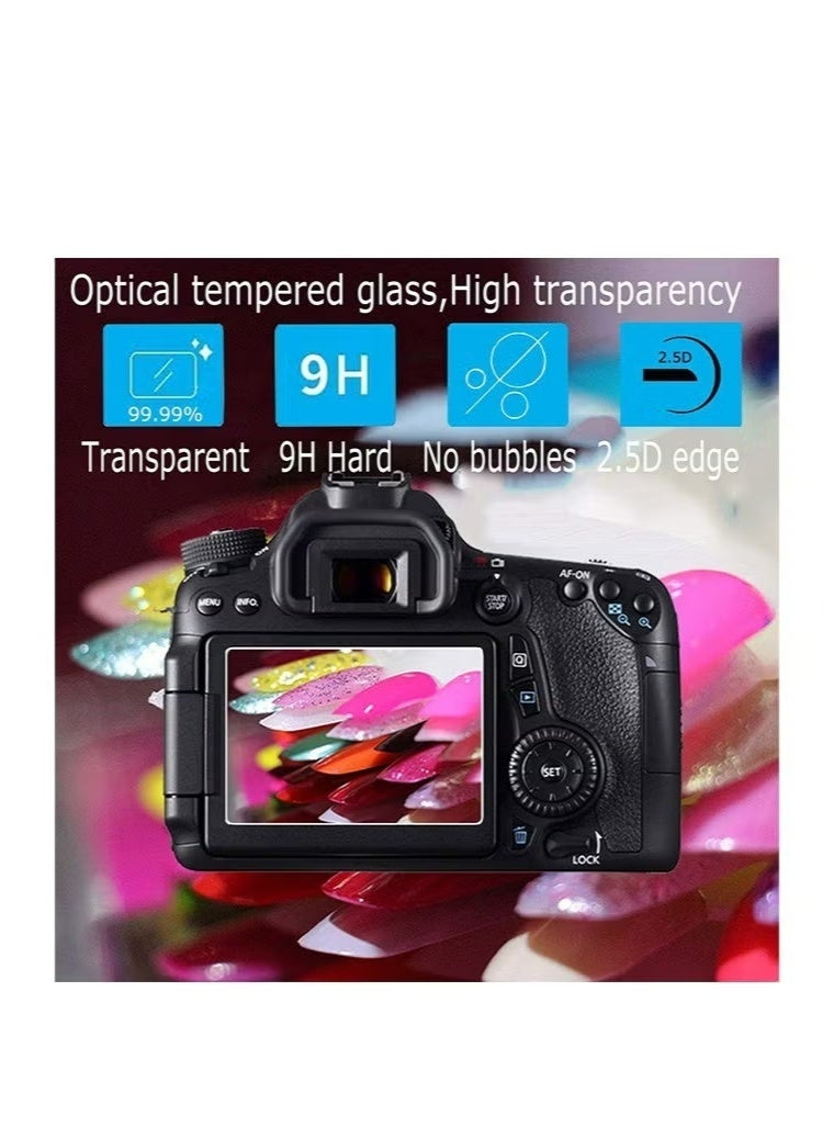 Glass 2 Pieces 0.36mm Tempered Glass Screen Protector Clear LCD Shield Anti Scratch Waterproof For Canon Powershot SX740 HS SX730 HS Digital Camera - Image 5